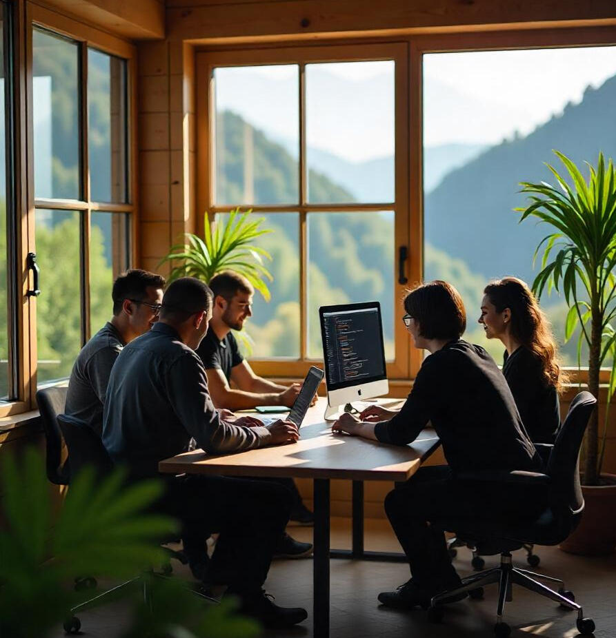 Développeurs au travail Développeurs au travail