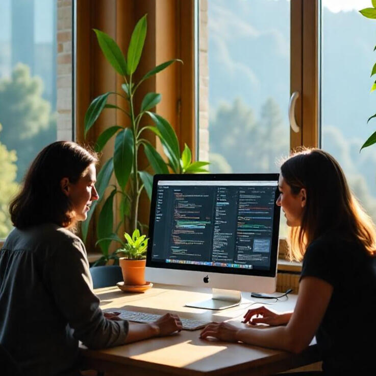 Développeurs au travail Développeurs au travail